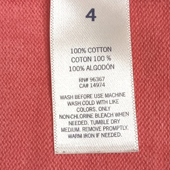 OshKosh B'gosh coral sweater with owl detail US 4 - Picture 5 of 5